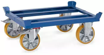 Fetra Paletten-Fahrgestell 810x610mm Polyurethan-Bereifung (22849)