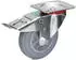 Fetra Lenkrolle mit Feststeller Vollgummi 160x40mm 135kg (71113)