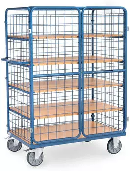 Fetra Vierwand-Etagenwagen 5 B&ouml;den 1200x800mm (8583-3DE)
