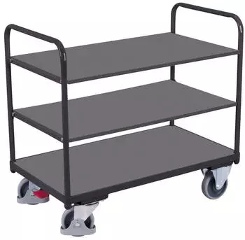 Cordes VARIOfit Etagenwagen niedrig 3 Ladeflächen 1200x800mm Anthrazitgrau RAL 7016 (sw-800.240/AG)