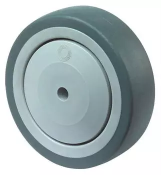 BS Rollen Ersatzrad &Oslash;150mm, Tragf&auml;higkeit 100kg, Gummi grau, Achs-&Oslash;10mm, Nabenl&auml;nge 38mm (A85.151)