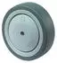 BS Rollen Ersatzrad Ø150mm, Tragfähigkeit 100kg, Gummi grau, Achs-Ø10mm, Nabenlänge 38mm (A85.151)