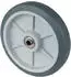 BS Rollen Ersatzrad Ø150mm, Tragfähigkeit 100kg, Gummi grau, Achs-Ø10mm, Nabenlänge 38mm (A85.151)