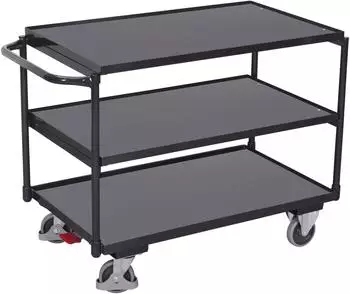 Cordes VarioFit Tischwagen 3 Ladefl&auml;chen RAL 7016 (sw-700.661/AG)