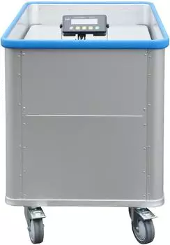 Gm&ouml;hling G&reg;-ERGO Federbodenwagen D1408/350 eloxiert 70kg Waage (222140825)