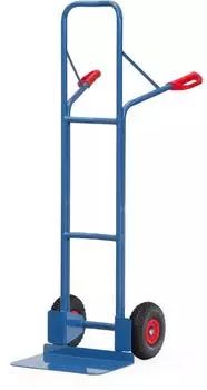 Fetra Stapelkarre PU-R&auml;der 260x85mm, blau RAL-5007, 300kg (B1328P)