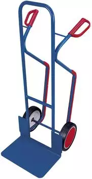 VARIOfit Stahlrohrkarren gro&szlig;e Schaufel 250kg enzianblau (sk-710.202)