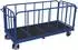 Cordes VARIOfit Vierwandwagen mit senkrechten Streben, 500kg, Gummibereifung (sw-2014)