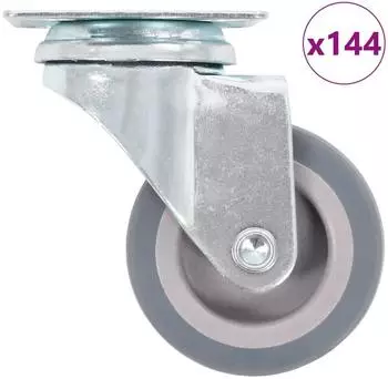 vidaXL Schwerlastlenkrollen 50mm, 144 Stk.