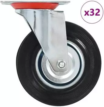 vidaXL Lenkrollen 125mm, 32er-Set