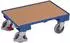 VARIOfit Euro-System-Roller mit Boden, Zentralbremse EasySTOP, 610x415mm, 250kg (sw-410.070)