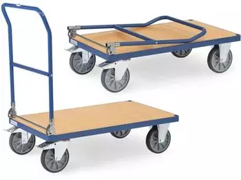 Fetra Klappwagen mit Schiebeb&uuml;gel 1000x600mm, 600kg (2501-K)