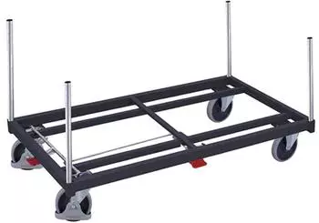Cordes VARIOfit Rungenwagen 500kg Gummibereifung anthrazitgrau RAL 7016 (sw-1310/AG)