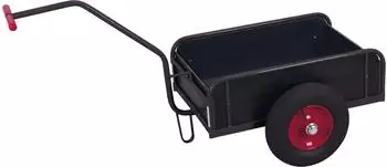 Cordes VarioFit Handwagen mit Bordwand, Luftbereifung, anthrazit RAL 7016 (zu-1279/AG)
