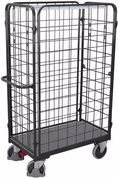 Cordes VARIOfit Paket-Vierwandwagen hoch, seitlich vergittert, 1000x700mm, anthrazitgrau RAL 7016 (sw-700.403/AG)