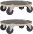 vidaXL Transportroller Rund Ø38x11,5cm 250kg, 2 Stk. (154892)