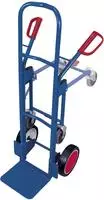 CORDES Transportroller VARIOfit Stahlrohrkarre mit St&uuml;tzrad Vollgummibereifung