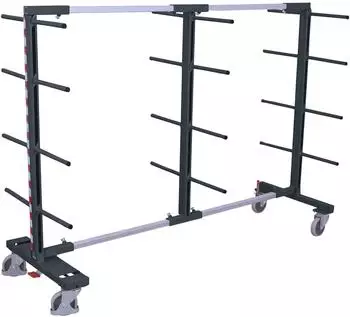 Cordes VARIOfit Tragarmwagen zweiseitig 840-2200x830mm anthrazitgrau RAL 7016 (sw-210.007/AG)