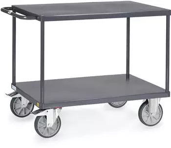 Fetra ESD-Tischwagen Stahlblech-Plattformen 850x500mm (9400B)