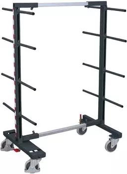 VARIOfit Tragarmwagen zweiseitig 540-1400mm, anthrazitgrau RAL 7016 (sw-130.007/AG)