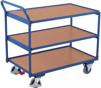 VARIOfit Tischwagen 3 Ebenen, 250kg, 1000x600mm (sw-600.600)