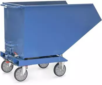 Fetra Muldenkipper mit Ablasshahn 600l, blau (4703A)