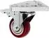 SCHMIDT Systemprofile Lenkrolle mit 3D-Platte Nut 8, Schwerlast, mit Bremse, 10er-Pack (125645)