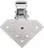 SCHMIDT Systemprofile Lenkrolle mit 3D-Platte Nut 8, Schwerlast, mit Bremse, 10er-Pack (125645)