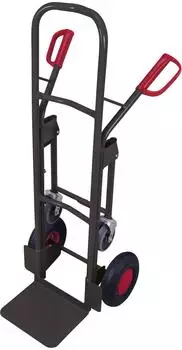 Cordes Stahlrohrkarre mit 2 Stützrädern, 250kg, anthrazitgrau (sk-710.055/AG)