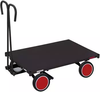 Cordes Handpritschenwagen 1200x800mm, 700kg, Vollgummibereifung, RAL 7016 (zu-05121/AG)