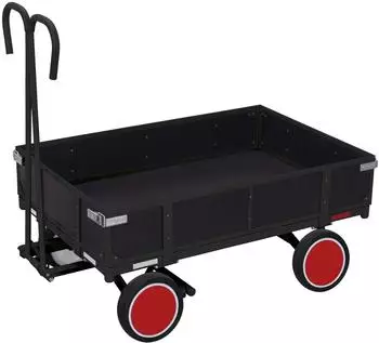 Cordes Handpritschenwagen mit Bordwand 985x680mm 700kg RAL 7016 (zu-15101/AG)