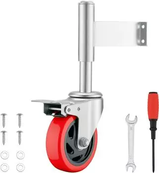 Wiltec Schiebetorrolle mit Bremse, Stahl, 150kg (65459)