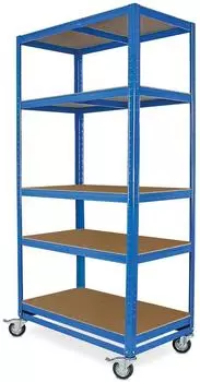 BRB Kommissionierwagen 5 Ebenen, blau, 1905x900x500mm (47636)
