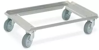 BRB Transportroller Edelstahl 600x400mm, 250kg, Lenkrollen (526660)