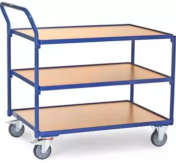 Fetra Tischwagen 3 Etagen, Ladefläche 1000x700mm (2754)