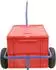 BRB Transportwagen mit herausnehmbarem Kunststoffkasten 600x400x320mm, rot (21424)