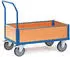 Fetra Kastenwagen mit 4 Wänden aus Holz Wandhöhe 250 mm 600 kg (2563)