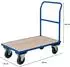 Proregal Plattformwagen 450kg Traglast, hellblau, 60x102x98cm (RTS3-01)