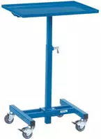 Materialst&auml;nder Ladefl.-l605xb405mm Verstellb.h.720-995mm Brillantblau Fahrbar