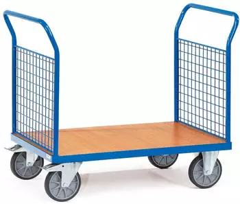 Fetra Doppel-Stirnwandwagen mit Stirnwänden aus Drahtgitter 600 kg (1523)