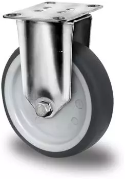 Contorion Bockrolle ø125mm Gleitlager, Edelstahl (P2T2)