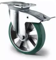 Cascoo Lenkrolle Mit Totalfeststeller &Oslash; 200 Mm Serie Bax7 Doppelkugellager...