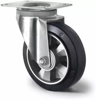 Contorion Lenkrolle Serie BAF4 ø160mm, Gummi, 400kg Tragkraft (BAF4)