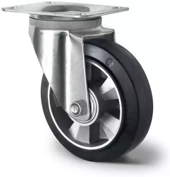 Contorion Lenkrolle Serie BAF4 ø125mm Gummi 300kg Tragkraft