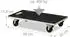 Relaxdays Transportroller mit Bremse 400kg, 4 Rollen, 10er-Set (10031084_0)