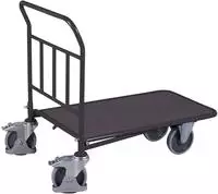 VARIOfit CC-Wagen mit Ladefl&auml;che 1030x600mm aus Siebdruckplatte RAL 7016