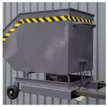 STIER Kastenwagen mit Rollen & Einfahrtaschen 250l 300kg anthrazitgrau (907490)