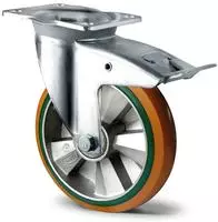 Cascoo Lenkrolle Mit Totalfeststeller &Oslash; 160 Mm Serie Bay5 Doppelkugellager...