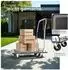 TecTake Plattformwagen mit Bremsen, Stahl, schwarz, 150kg (402777)