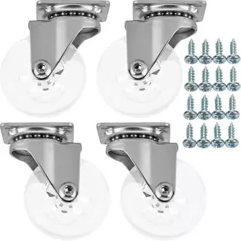 Sotech SWIFT M&ouml;belrollen &Oslash;50mm transparent, 140kg, 4er-Set